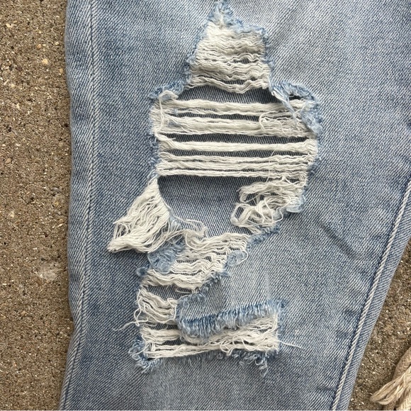 Abercrombie & Fitch Distressed Jeans Size 25 / 0 High Rise Super Skinny Ankle - Picture 4 of 8